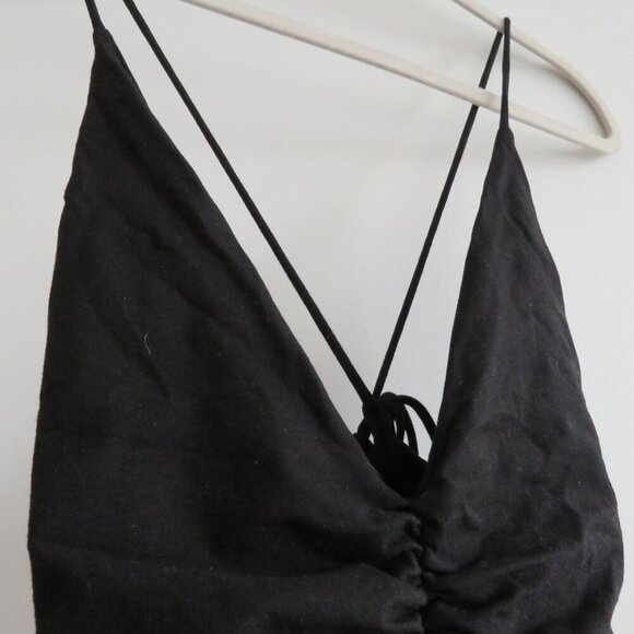 FREE PEOPLE X INDAH BODY Ice Dancer Slip Mini Dress in Black - Size 3 / Large - Picture 9 of 13